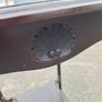 Edwardian mahogany scalloped edge side table Image 3
