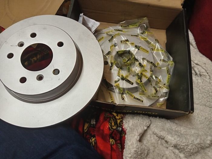 Pair of rear break disc Nissan Qashqai
