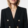 Zara Textured Blazer Image 7