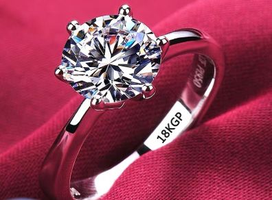 Women's silver ring