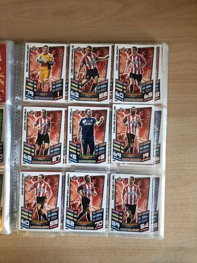 Huge Match Attax Binder Collection (2012/13) incl. Rare Gold Legends (Henry, Keane, Scholes)