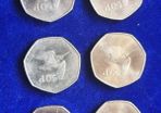 Irish 50 Pence Coins