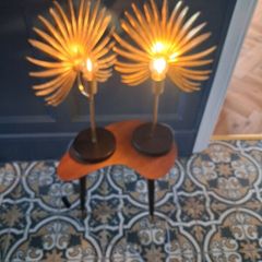 Stunning pair of accent  table lamps
