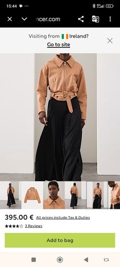 Ladies Leather jacket