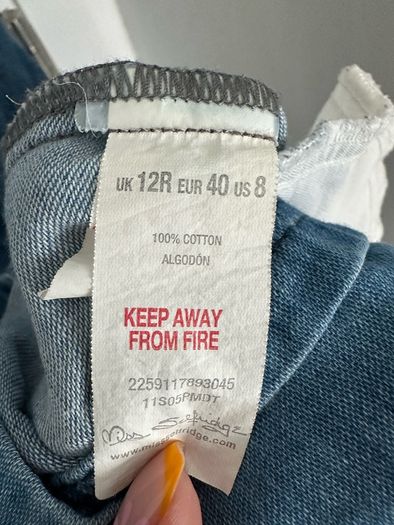 [clothes for adults] Lovely jeans summer dress with pockets, size 40/12