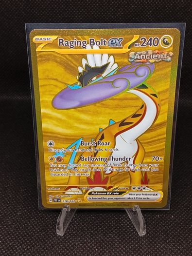 Raging Bolt Pokemon Card Temporal Forces
