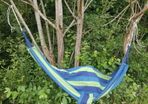 Hammock with bag and rope