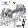 YASONIC Large Shower Caddy Rust Proof No Drill Bathroom Shelves 2-Pack - Brand New Image 4