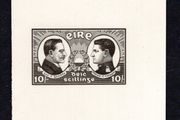 1922 Ireland Photograph of Essay for Collins Griffith 10s stamp design by George Atkinson