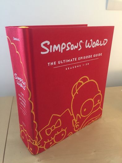 Matt Groening SIGNED Simpsons The Ultimate Episode Guide Seasons 1-20