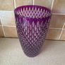 Large Purple Galway Amethyst Crystal Vase Image 3