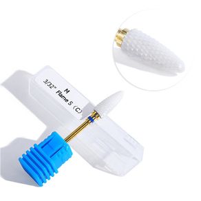 Ceramic Nail Drill Bits For Electric Nail Drill Flame Head - MEDIUM GRIT