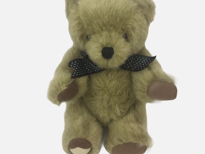 Colour box brown jointed collectors bear
