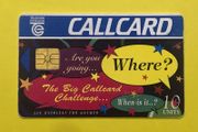 Callcard 1116 CallCard Fair 96 (General) Gemplus Chip Brown Plastic Background
