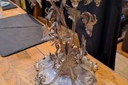 Antique Victorian Edwardian Silver Plated Grapevine Centrepiece