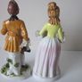 Vintage Porcelain Lace Couple Figurines Image 2