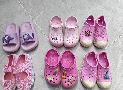 Girls crocs suits for 3-6 years old