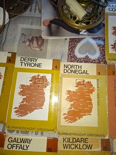 18 Vintage Ordnance Survey Maps of Ireland PRICE IS FOR 1 ONLY Postage Available or Collection,