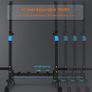 Squat Rack Multi-Function Barbell Rack Height Adjustable Dip Stand Home Gym Weight Lifting Bench Press Dip Station Push up Portable Strength Training Dumbbell Rack (FREE POSTAGE) Image 5