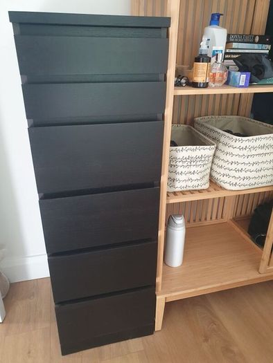Ikea chest of 6 drawers mirror included