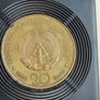 Rare East Germany 1989 DDR Countermarked 20 Mark coin stamp VEB Philatelie Wermsdorf Image 5