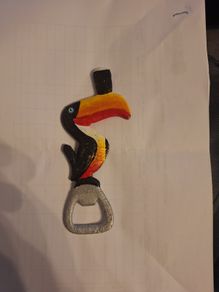 Lovely heavy cast iron Guinness Toucan bottle opener