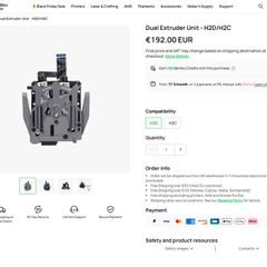 Bambu Lab H2 Series - Brand New Genuine Spare Parts - Extruder, Touchscreen, Buffer & Idler