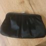 Black Satin Clutch/Shoulder Bag Image 4
