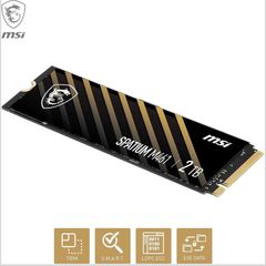 Msi Spatium M461 Ssd 2tb - Pcie 4.0 Nvme M.2 Internal Solid State Drive
