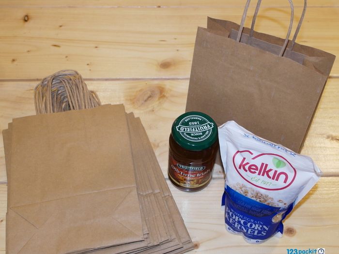 Lot of 40 pcs Eco friendly Top quality brown carrier bags twisted handles size 18 cm x 8 cm x 24 cm  Job Lot 40 pcs for gifts, presents, shops, retail, kraft shops valentine's day