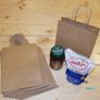 Lot of 40 pcs Eco friendly Top quality brown carrier bags twisted handles size 18 cm x 8 cm x 24 cm  Job Lot 40 pcs for gifts, presents, shops, retail, kraft shops valentine's day Image 6