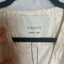 Sister Jane Dream Lilith Jacquard Mini Wrap Dress Sz 8UK 4US S Cream Puff Sleeve Image 7