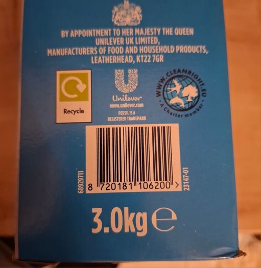 Persil Non Bio 3kg