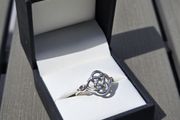 Hallmarked 925 Silver Celtic Knot Ring