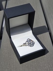Hallmarked 925 Silver Celtic Knot Ring