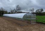 Greenhouse Polycarbonate ARC tunnel, stronger than polytunnel