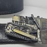 Ibex Belt Buckle Bulldozer with leather belt Image 6