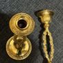 Brass candle stick holders Image 2