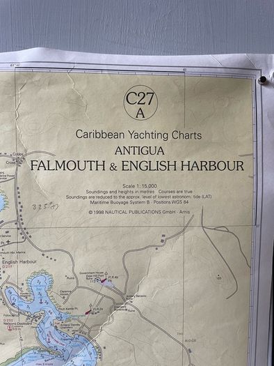 Nautical Chart: Antigua