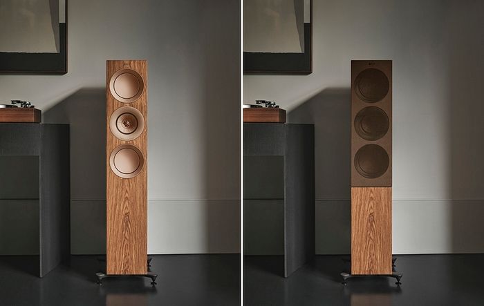 Current KEF Reference 5 META Stunning walnut veneer 200W Floorstanders under 12 months old Bargain 4K New