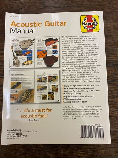 music book Acoustic Guitar Manual