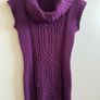 Turtle Neck Knitted Vest, size S Image 3