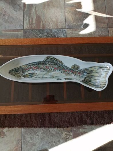 Highland Stoneware Scotland Salmon Dish