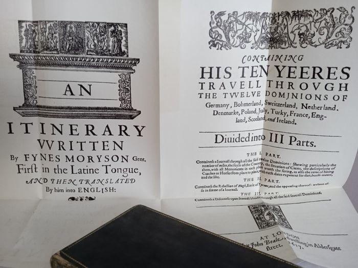 An Itinerary by Fynes Moryson Gent (4 Vol. Set) (PT226)