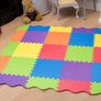 Foam Play Mat with Borders 25 Pieces 31.5 x 31.5cm 1.4cm Extra Thick Multi Coloured and Interlocking Floor Tiles (FREE POSTAGE) Image 4