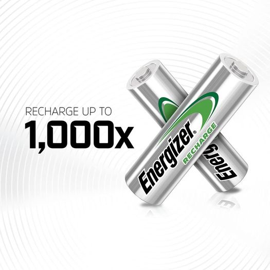 Rechargeable Batteries AA, Recharge Power Plus, Pack of 8
