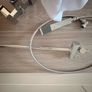 chrome bathroom mixer tap & extension pole. Image 6