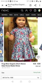 frugi dress 4-5years