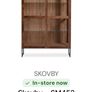 Skovby designer Danish cherrywood display Cabinet with lighting Image 3