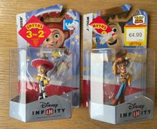 Toy Story Disney Infinity Figures. Jessie and Woodie.